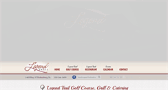 Desktop Screenshot of legendtrailgolfandgrill.com